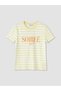 Vizyon New Season Striped 100% Cotton Women's T-Shirt - 5