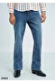 Men's Regular Fit Bootcut Denim Pant Jeans Blue