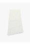 High Waist Slim Fit Lace Asymmetrical Midi Skirt with Stitching Detail - 3