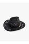 Bead Detailed Straw Fedora Hat - 2