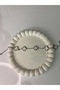 Steel Silver Color Clover Pattern Bracelet