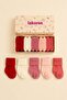 Organic Cotton 5-Piece Boxed Premium Newborn Baby Socks
