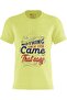 Unisex Printed Design T-Shirt (Nothing Great Ever Came That Easy)| Round Neck Regular Fit T-shirt - 5