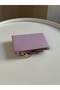 Faux Leather Women's Card Holder with Snap Closure - 4