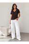 Women's Lycra Modal Basic T-Shirt V-Neck Short Sleeve Casual Comfortable Soft Fabric Summer T-Shirt - 5