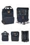 Luxury Black Leather Detailed Domestic Production Mother Baby Care Backpack - 4