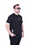 Big Size Men's Crew Neck T-Shirt New Adventures 26129 Black