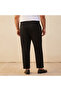 Men Regular Fit Pants with Drawstring Closure - 4