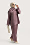 6350 - Stylish, Comfortable, Modal Soft Woven Fabric, Collar Detail, Loose Women's Set - 2