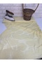 Tulle Full Lycra Flock Printed Yellow - 5