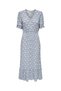 Bohemian Patterned Viscose Dress - 5