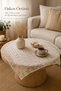 Set of 2 Lace Laced Runner and Fiskos Cover and Runner Set, 2 Piece Set of Special Textured Decorative Tablecloth - 8