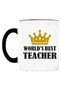 Harbour Delights - Teacher's Day Mug for Best Teacher Ever - Birthday Gifts from Students Children - Gifts for Teacher- Ceramic Mug - Black Handle, 11oz