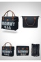 Luxury Black Super 2-Piece Set Mother Baby Care Backpack & Mother Baby Hand and Shoulder Bag - 4