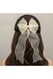 Sparkling Stone Detailed Bow Hair Accessory with a Stylish and Elegant Look