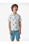 Basic Shorts with Flap Pockets and Elastic Waistband - 2
