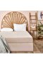 Soft Eco Single Elastic Sheet - Beige - 100X200 cm