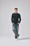 Ense Logo Basic Long Sleeve T-Shirt with Side Slits - 3