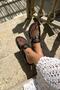 Y250505115 Black Mesh Detailed Women's Slippers - 2