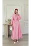 Molly Nelly Women Voile Button Detailed Lined Dress - 2