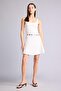 A-Line Crew Neck Crepe Sleeveless Mini Dress I0765Ax26Sm