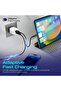 25W USB-C Wall Charger PD with EU 2-Pin Plug, Fast Charging, 18W QC 3.0 Port, White - 6