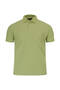 Green Regular Fit Non-Curling Polo Collar 100% Cotton T-Shirt - 2