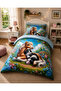 Girl's Fairy Tale Patterned Duvet Cover Set - 3