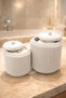 Bathroom Organizer Set with Cover |   Cotton & Ear Swab Storage Box |   Organizer Set of 2 - 4