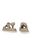 , Women's Genuine Leather Sandals 1611061Zm20 Beige - 3