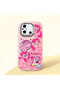 Poco C55 Compatible Shock-Absorbing Camera Protected Pink Silicone Case