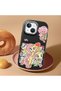 Black Silicone Case Compatible with iPhone 13 Mini with Shock-Absorbing Camera Protections - 2