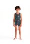 Boy's Smoked Color 100% Cotton Dinosaur Patterned Athlete Boxer Set