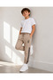 Mişil 23205-26 Boy's Stripe Detailed Jogger Sweatpants Comfortable Fit Elastic Cuff Sports Bottoms - 3