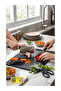 Complete 5-Piece Kitchen Tool Set: Cleaver, Paring Knife, Y-Peeler, Shears & Board - 3