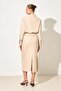 Mink Waist Detailed Midi Length Skirt - 5