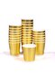 Sunny Gold Paper Cups 8oz (25 Pieces) – Premium Disposable Cups for Hot & Cold Drinks, Thick & Leak Resistant - 6