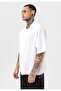 Seamless short sleeve pocketless oversize linen shirt - 4