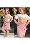 Girl's Full Lyc Super Jersey Skirt Set 51047-1 - 2