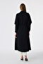 Black Giy Çık Jacket with Hidden Button Detail Gç-0001 - 6