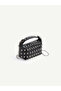 Women's Mini Size Staple Detailed Handbag and Shoulder Bag - 4