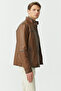 Regular Leather Coat - 3