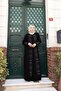 Plus Size Sarmaşik Stone-Embellished Mother Dress