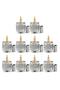 Areyourshop Hot Sale 10 Pcs Connector UHF Male PL259 Plug Crimp RG58 RG142 LMR195 RG400 Cable Str... - 5