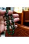 Ateşi Kehribar Special Tasseled Barley Cut Green Color Prayer Beads - 2