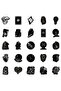 50pcs 50Pcs Gothic Dark Black White Graffiti Stickers Aesthetic Tarot Goth Decorative Decals Luggage - 3