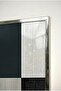 Bauhaus Harmonious Pastel Toned Abstract 3-Piece Glass Painting Set with Silver Metal Frame for Home and Office - 4