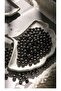 12 mm Black Pearl Luxury Perforated Jewelry Accessory Making Beads 50 Grams (50-55 Pieces)