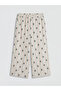 Trendlucky Girl's Capri with Patterned Difference - 2