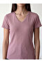 V-Neck Soft Touch Women's T-Shirt - 3